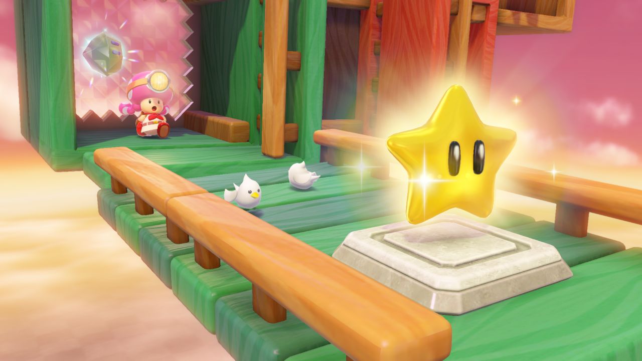 Toadette finds a star